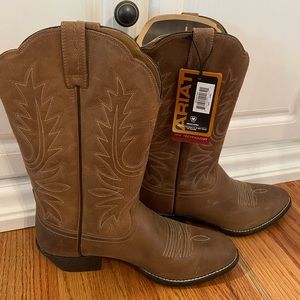 Brand new, never worn. I took them out of the box for better closet storage.